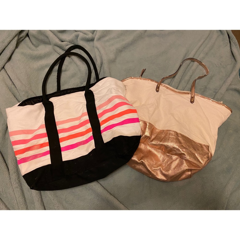 ❤️🌹Victoria’s Secret Large Tote Beach Bag Bundle - Picture 2 of 2